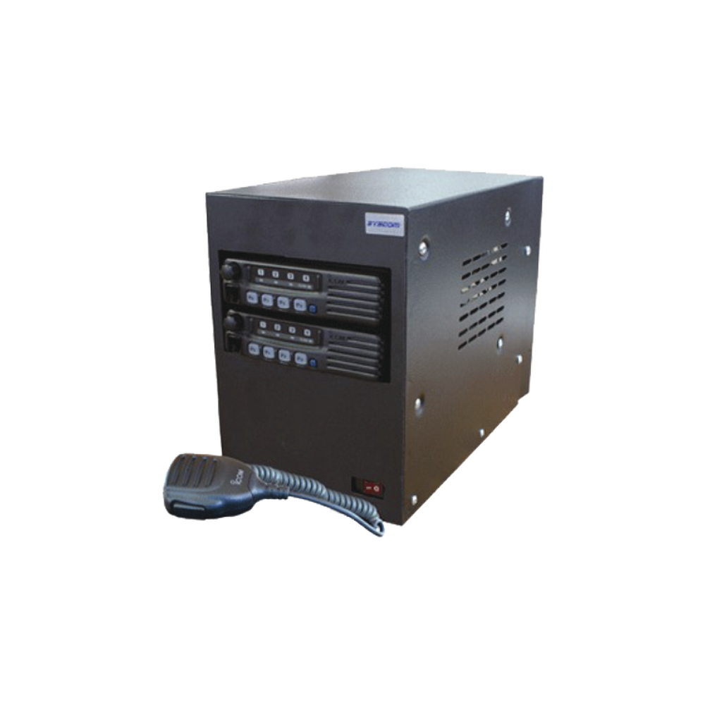 Repetidor UHF con IC-F221SM en 440-490 MHz, 8 canales y MDC-1200.