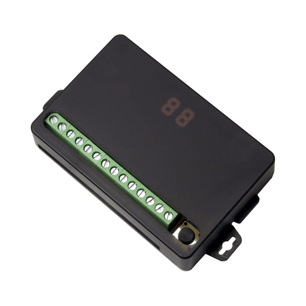 Receptor RF de 4 Canales / Alcance Hasta 80 Metros / Pulso Temporizado 0.5-99 Segundos o 1-99 Minutos