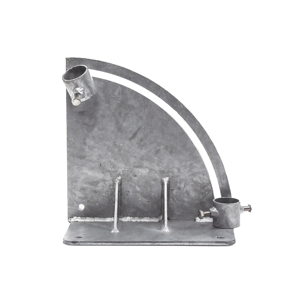 Base para Mástil con Ajuste de Ángulo. Diámetros de Mastil: 1" a 1-3/4"