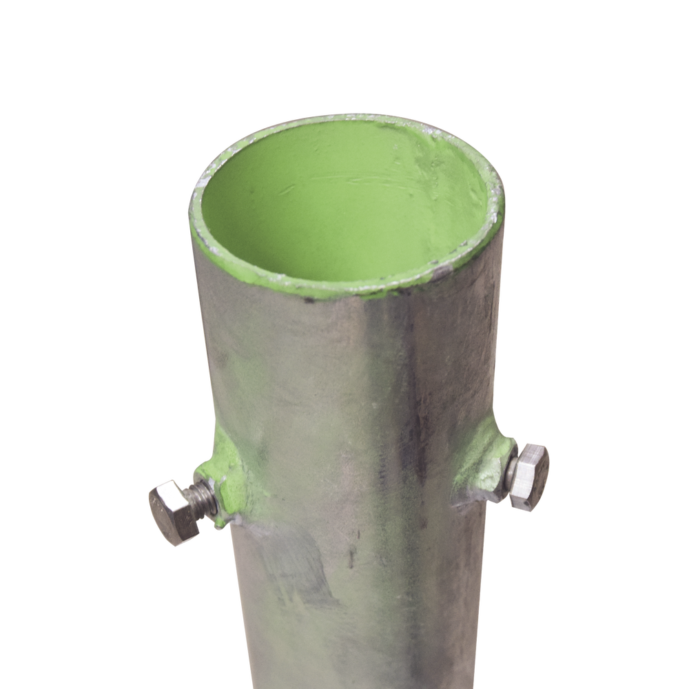 Base para Mástil Hasta 2" con Opresores, Base de 50 x 50 cm y Tubo de 80 cm Ced. 30. Galv. Inmersión. - Image 3