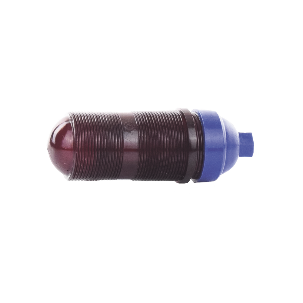 Lámpara de Obstrucción Básica con Globo Rojo de Policarbonato (Con Foco).