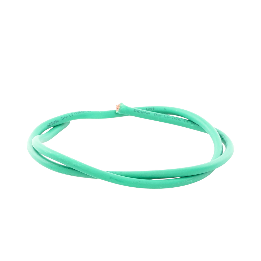 (SLLU22) Cable de Cobre Recubierto THW-LS Calibre 4 AWG 19 Hilos Color Verde (Venta por Metro)
