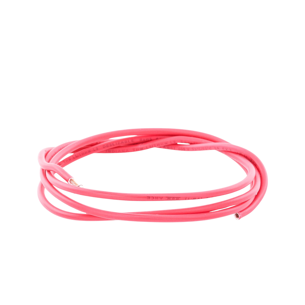 Venta por Metro / Cable El?ctrico de Cobre / Recubierto THW-LS / Calibre 14 AWG / 19 Hilos / Color Rojo - Image 3