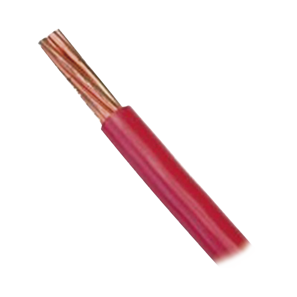 Cable El?ctrico 18 AWG Color Rojo, Conductor de Cobre Suave Cableado. Aislamiento de PVC, Auto-Extinguible. Bobina de 100 Metros (328.08 Pies)