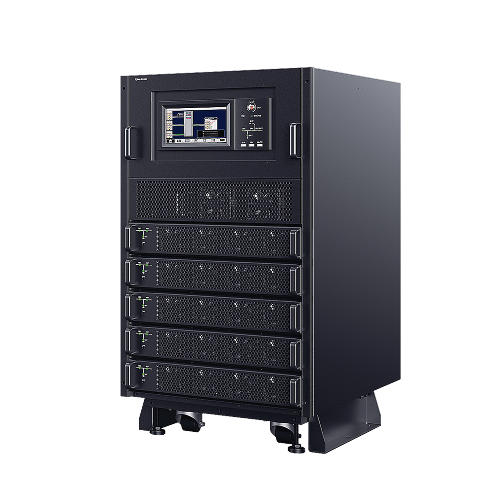 UPS Modular Trifásico Escalable de 40 kVA/40 kW, Topología Online Doble Conversión, Voltaje de 208/220 Vca de L-L, Respaldo de 4 Minutos al 100% de Carga, Incluye Módulo y Banco de Baterías
