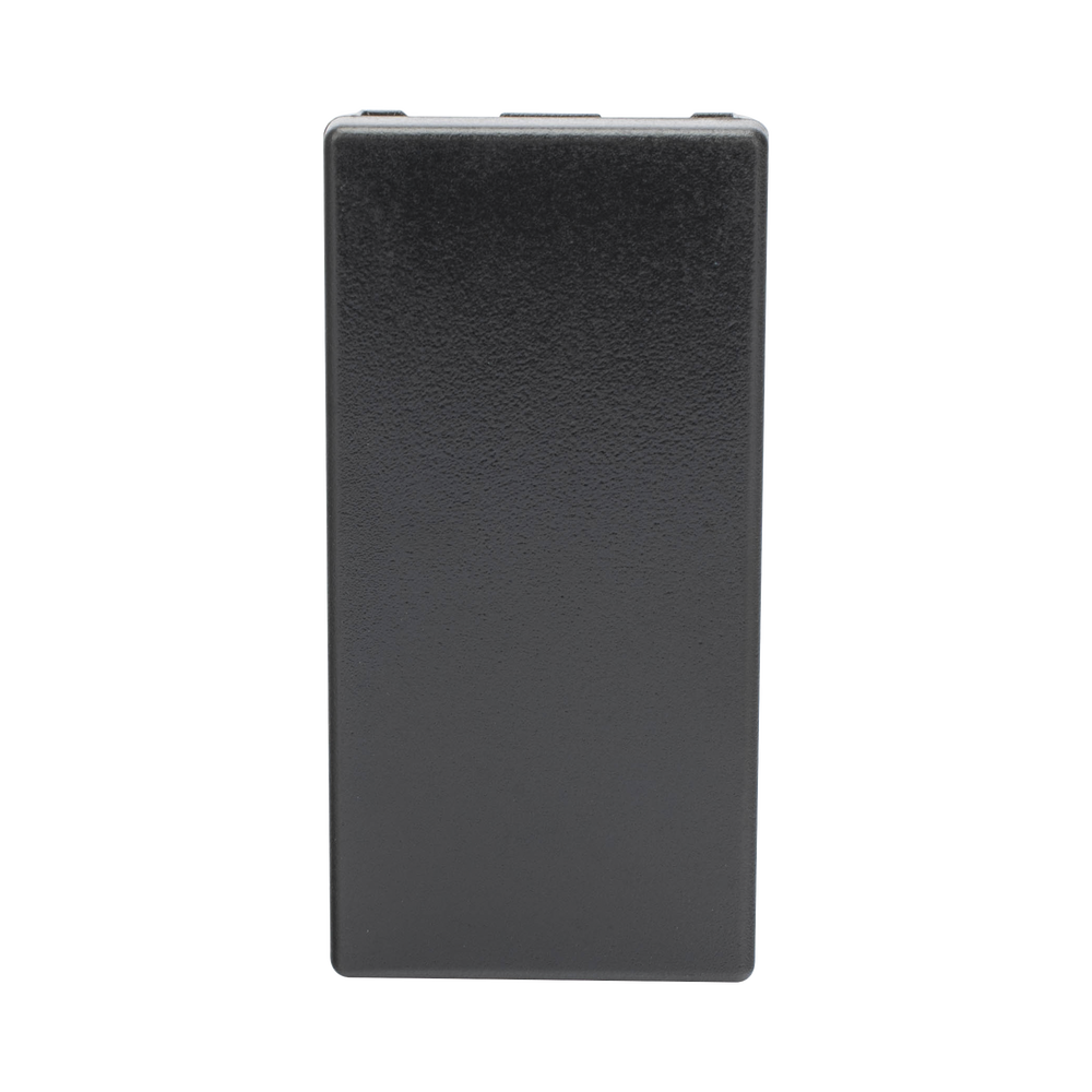 Medio M?dulo de Placa Ciega Color Negro / (K105/14)