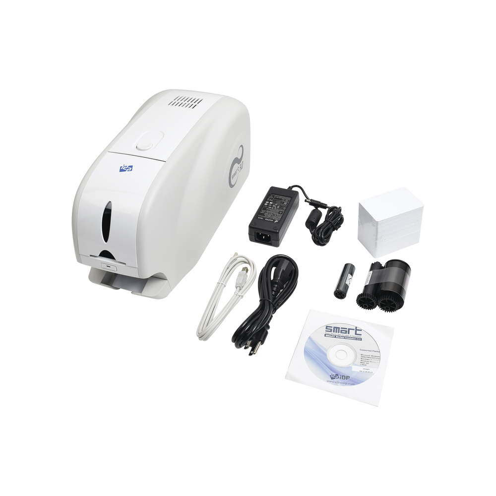 kit impresora de tarjetas PVC/ Una Cara / Incluye Cinta Full Color, Software, 100 tarjetas PVC, Kit limpieza - Image 5
