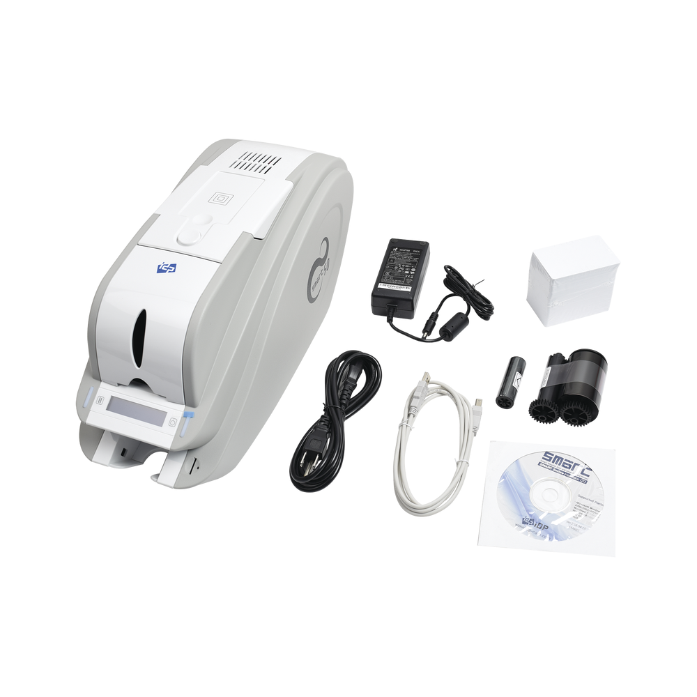 Kit de Impresora de tarjetas de PVC/ Cinta 250 impresiones/ Paq 100 tarjetas PVC/ Software / Impresión UN SOLO LADO / Laminación opcional - Image 5