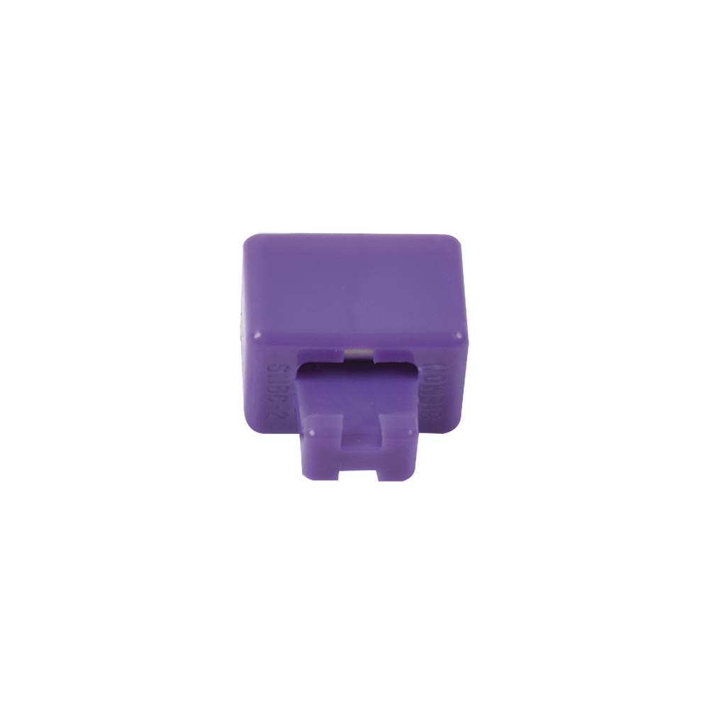 Clip de Puente, Para Uso con Regletas S66, de 1 par, Color Violeta - Image 2