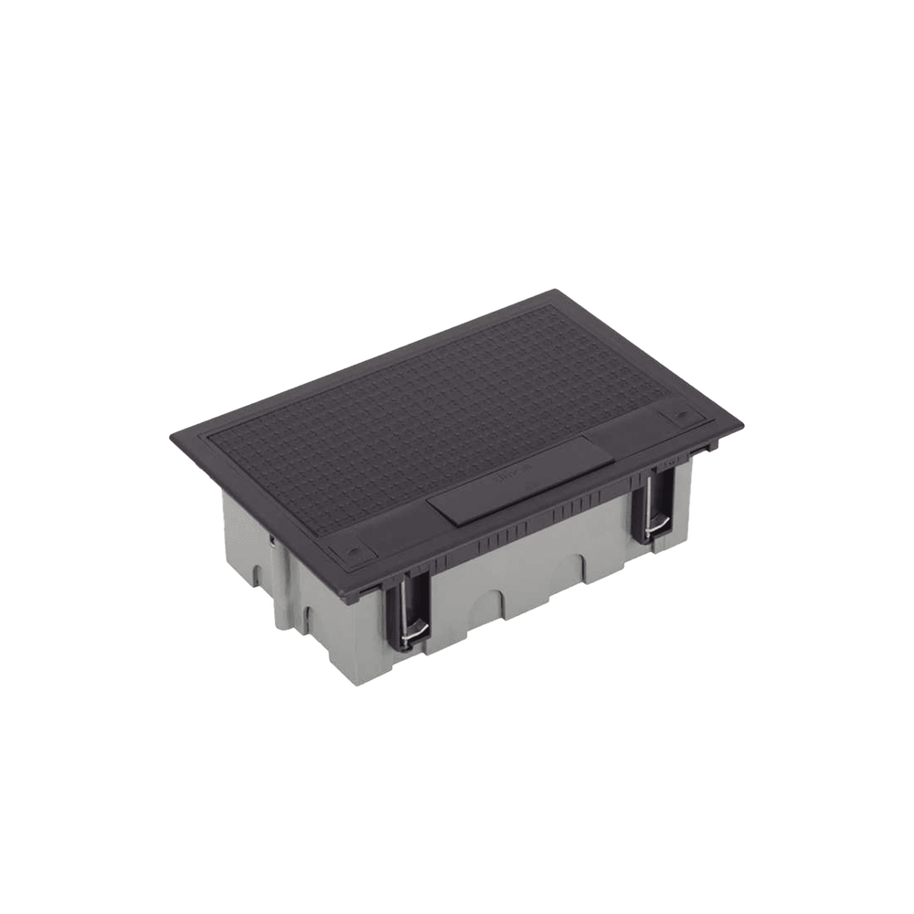 Caja Para Instalaci?n en Pavimento para Voz, Datos o Contactos El?ctricos / Capacidad para 4 M?dulos / Espacio Embellecedor en la Tapa / Profundidad Ajustable de 70 a 100 mm (2.76 a 3.94 pulgadas) / Los M?dulos se Adquieren Aparte / Incluye Registro - Image 2