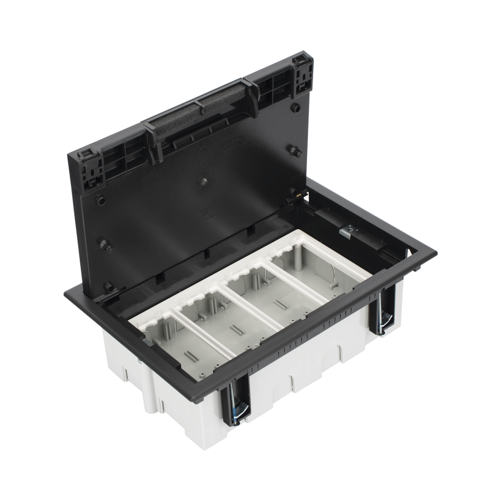 Caja Para Instalaci?n en Pavimento para Voz, Datos o Contactos El?ctricos / Capacidad para 4 M?dulos / Espacio Embellecedor en la Tapa / Profundidad Ajustable de 70 a 100 mm (2.76 a 3.94 pulgadas) / Los M?dulos se Adquieren Aparte / Incluye Registro - Image 5