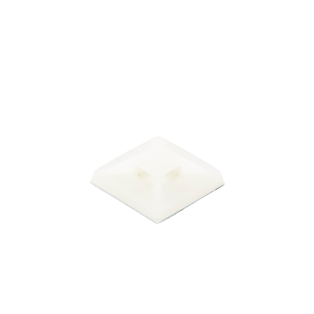 Montaje-Sujetador Adhesivo STRONGHOLD de 4 Vías de 1" x 1" x 1/4", Color Natural, Nylon 6.6 Retardante de Llamas V-2, Paquete de 100pz - Image 4
