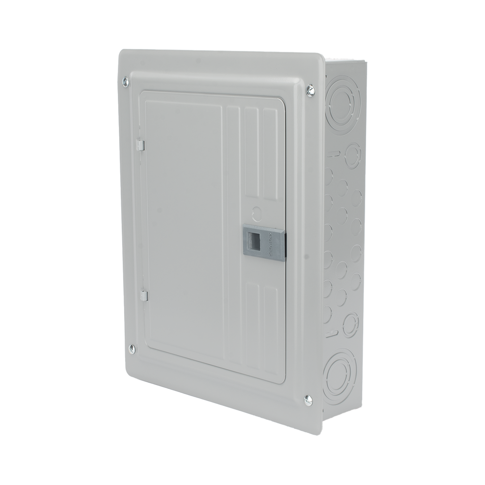 Centro de carga monofásico 1 Fase, 3 Hilos para interruptores QP, de 12 polos - 24 circuitos, 120/240vca, Barras de aluminio 125 Amp, Nema 1, uso interior. Incluye tapa.