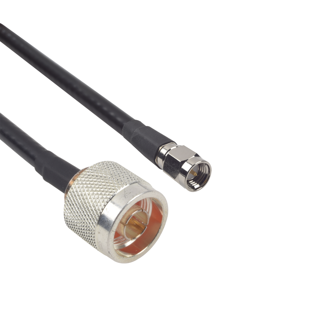 Cable LMR-240UF (Ultra Flex) de 91 cm (35.83 pulgadas) con conectores N Macho y SMA Macho.