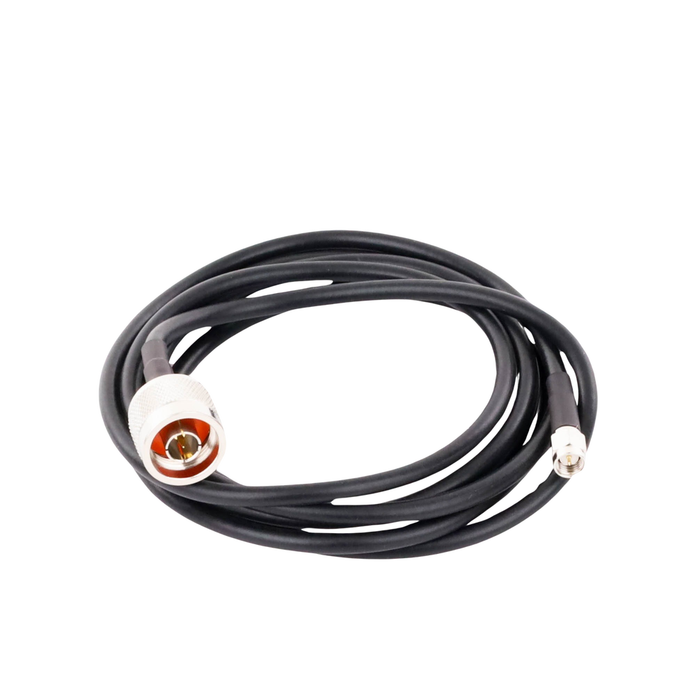 Jumper de 2 Metros (6.56 Pies) con Cable RG-58U-SYS Conector N Macho a SMA Macho