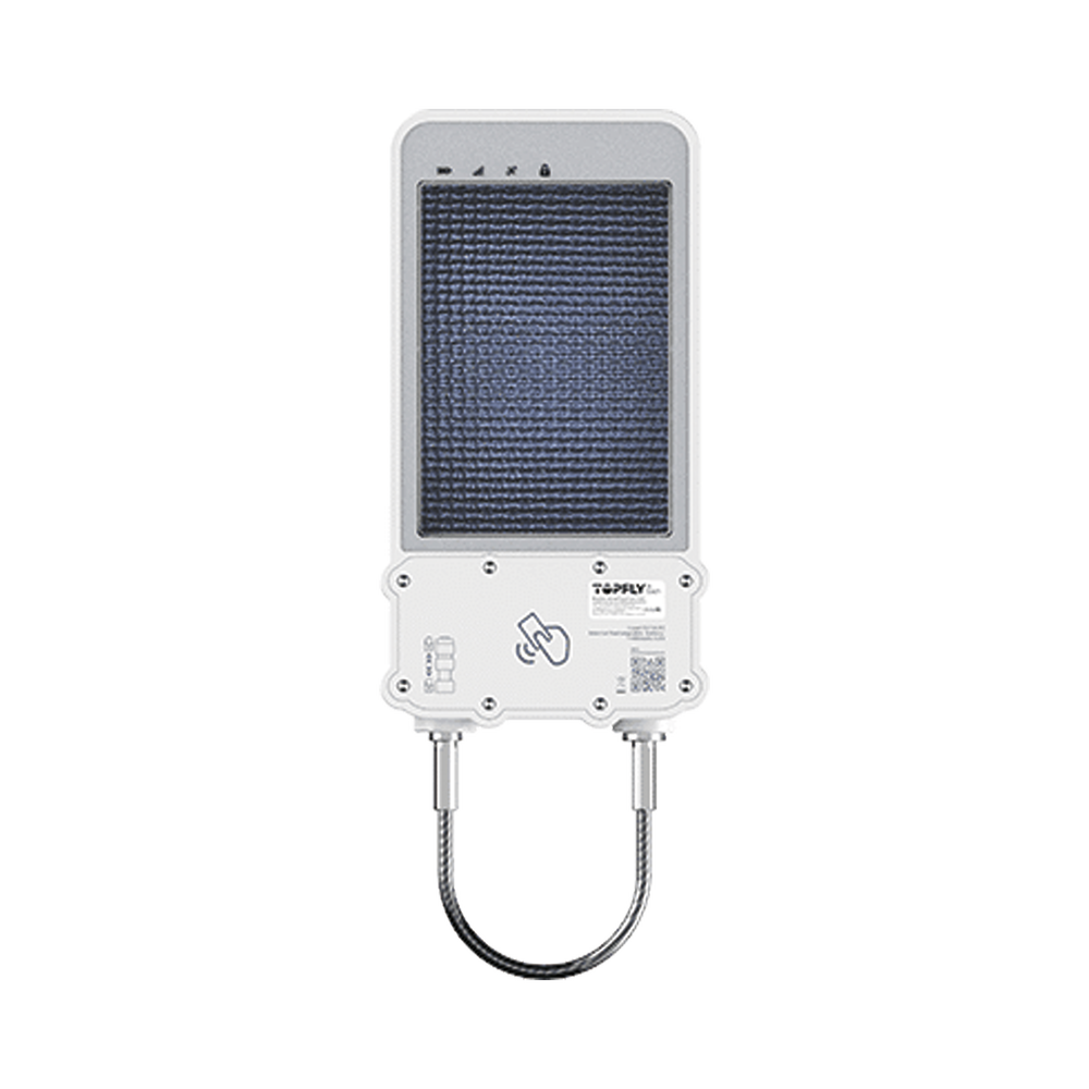 Cerradura Inteligente GPS con Energía Solar / SolarGuardX 100 / Seguimiento de Activos LTE Cat-M1 / Desbloqueo por RFID BLE OTA / Impermeable IP67 / Detección de Movimiento / Alarma de Bloqueo / Batería 14400mAh / Seguridad de Datos M