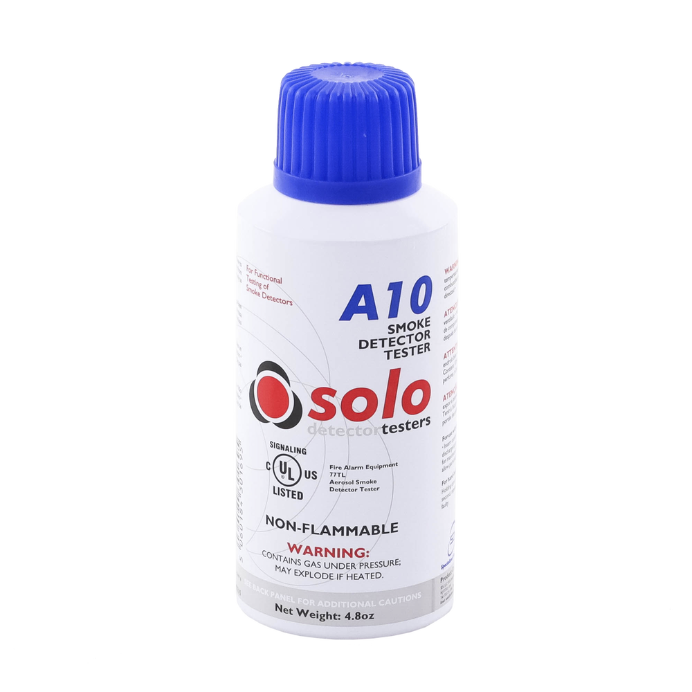 Lata De Humo Sintético En Aerosol Para Prueba De Detectores Puntuales, No Tóxico, No Inflamable, Libre De Silicona, 100%Biodegradable, No Contamina Los Detectores, Uso Manual o En Dispensadores SOLO-330/SOLO-332, Listado UL - Image 2