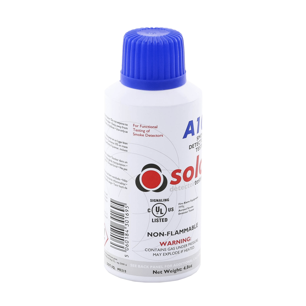 Lata De Humo Sintético En Aerosol Para Prueba De Detectores Puntuales, No Tóxico, No Inflamable, Libre De Silicona, 100%Biodegradable, No Contamina Los Detectores, Uso Manual o En Dispensadores SOLO-330/SOLO-332, Listado UL - Image 5