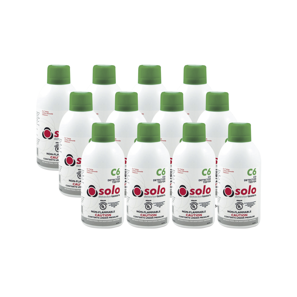 Paquete De 12 Latas De Gas Genuino De Monóxido De Carbono CO De Uso Manual o Dispensadores SOLO-330/SOLO-332
