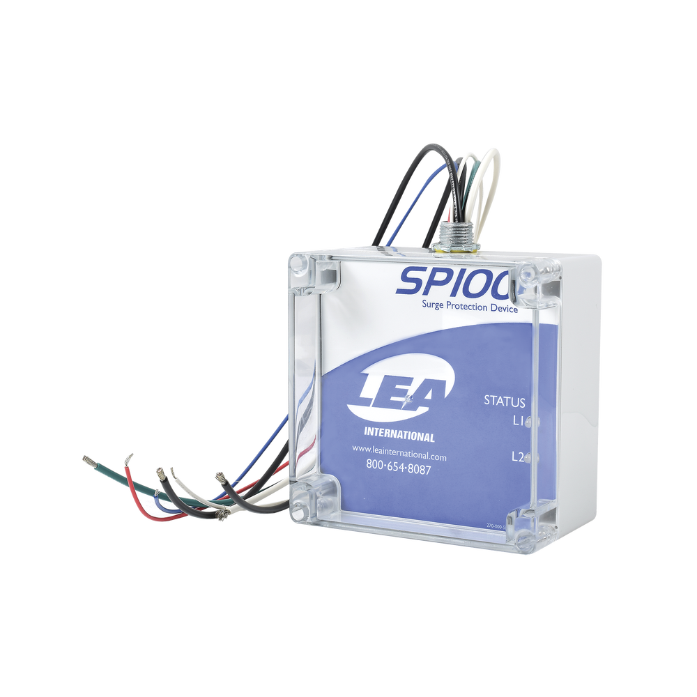 Supresor de Transitorios/Picos Para 120/240 Vac de Fase Partida de 100 KA de Capacidad Por Fase en Gabinete NEMA 4