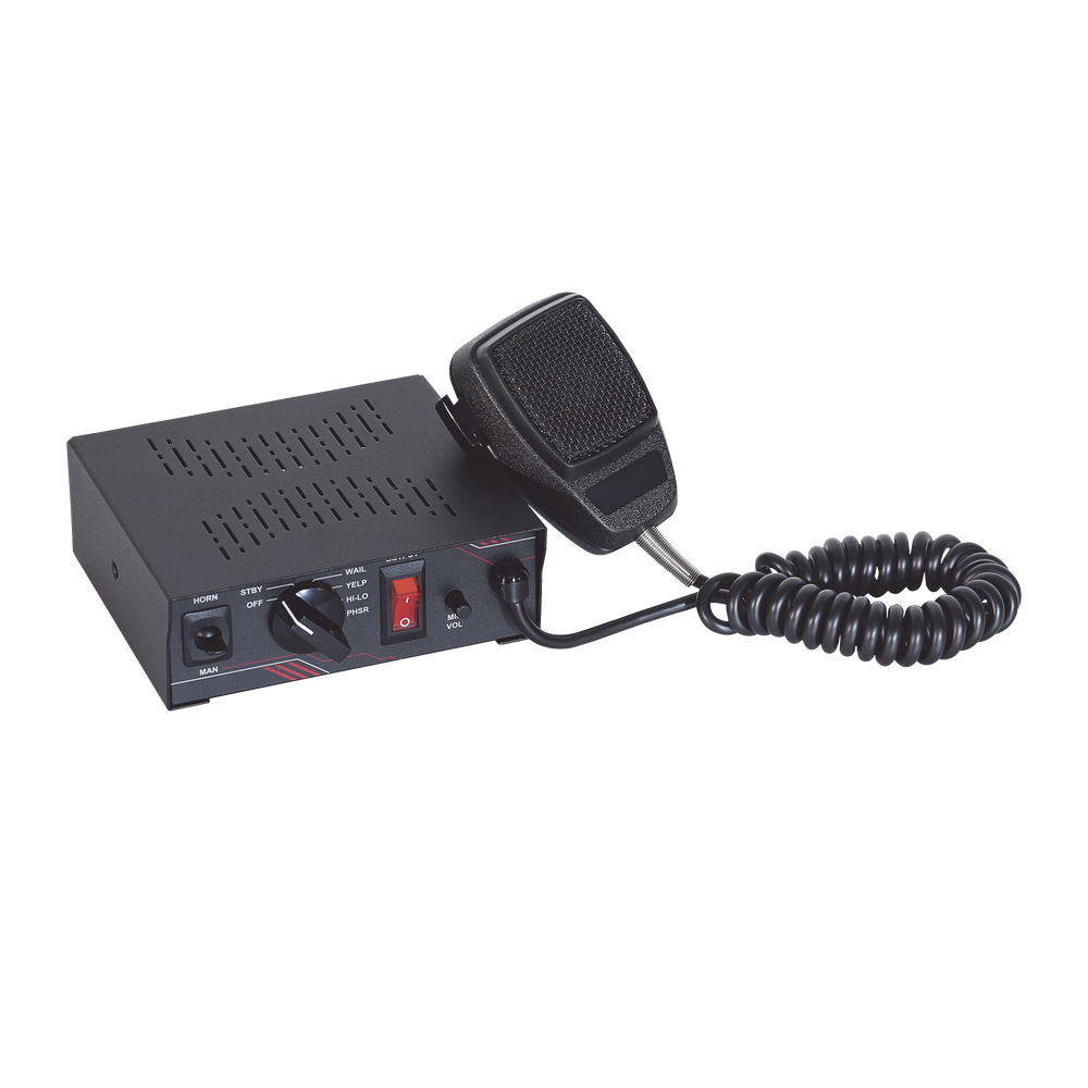 Sirena Vehicular de 100W de Potencia, Con Switch Giratorio de 6 posiciones y Micrófono Integrado de Uso Rudo - Image 3