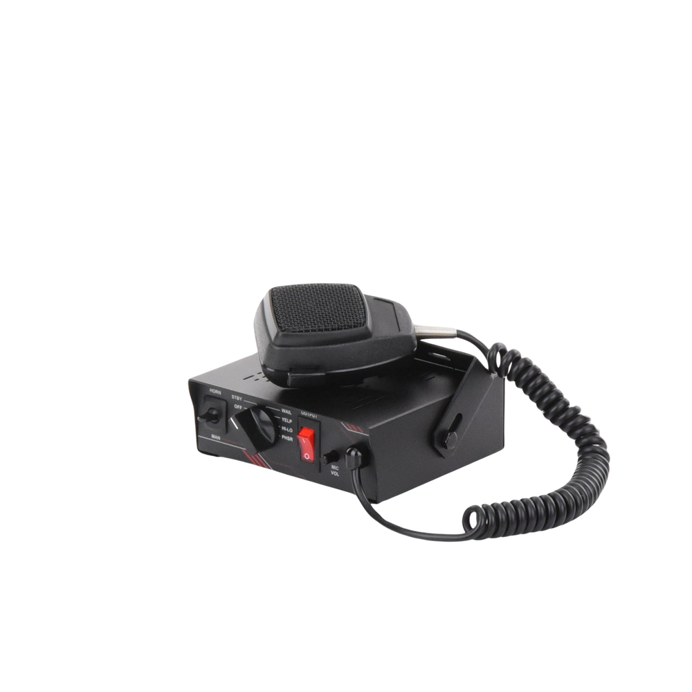 Sirena Vehicular de 100W de Potencia, Con Switch Giratorio de 6 posiciones y Micrófono Integrado de Uso Rudo - Image 8