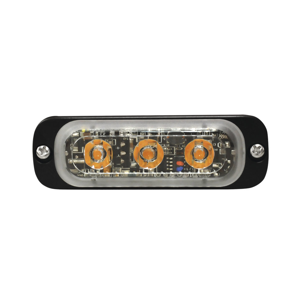 Luz Auxiliar de 3 LED, Azul, SAE, 12-24 Vcd, Lente transparente - Image 2