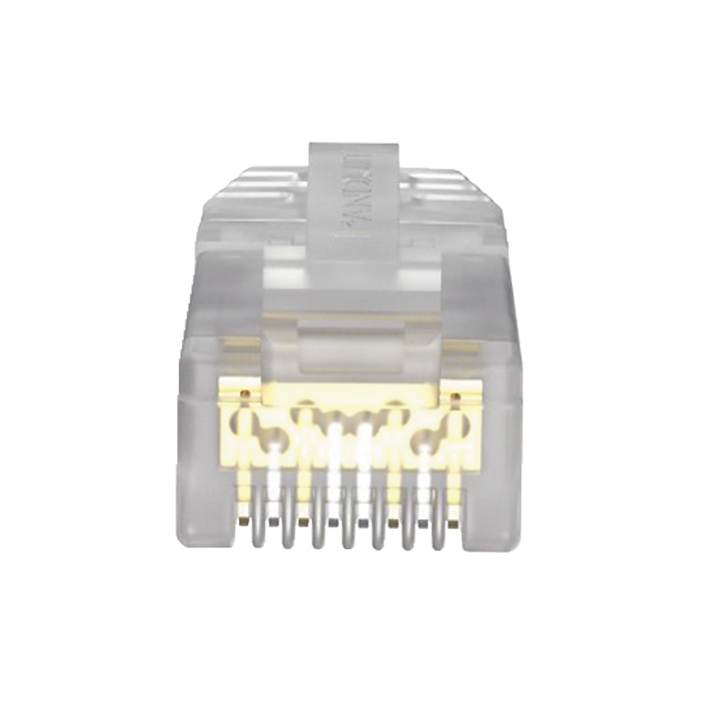 Plug RJ45 Cat6A, Para Cable UTP de Calibre 23-24 AWG, Chapado en Oro de 50 Micras, Paquete de 100 Piezas - Image 2