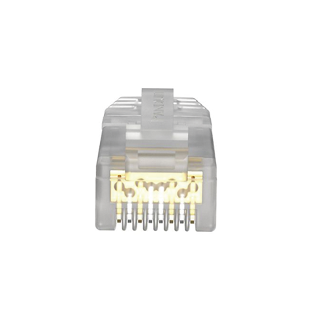 Plug RJ45 Cat6A, Para Cable UTP de Calibre 26 AWG, Chapado en Oro de 50 Micras, Paquete de 100 Piezas - Image 2