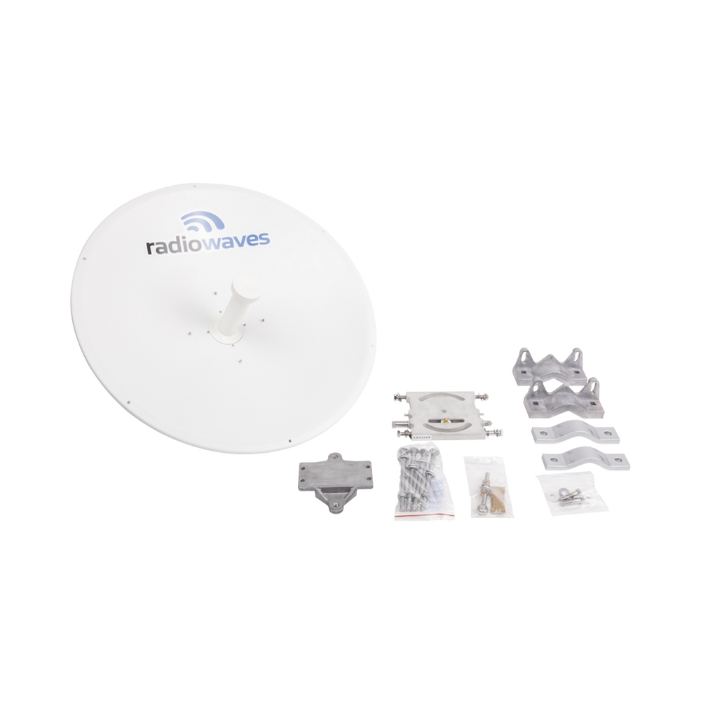 Antena Direccional de alto desempeño, Dimensiones (2 ft), Ganancia de 29 dBi, 4.9-6 GHz, Conectores N-hembra, Fácil instalación, Preensamblada, Montaje incluido - Image 2