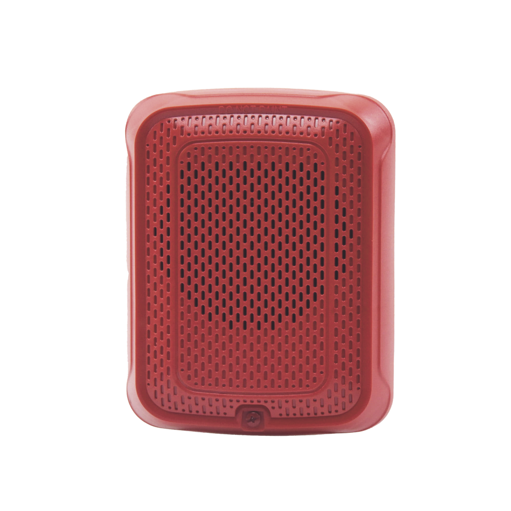 Bocina para Montaje en Pared, Color Rojo, Nuevo Diseño Moderno y Elegante y Menor Consumo de Corriente