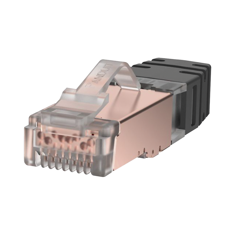 Plug RJ45 Cat6A Blindado, Para Cable Calibre 23-24 AWG, Chapado en Oro de 50 Micras, Paquete de 100 Piezas - Image 2