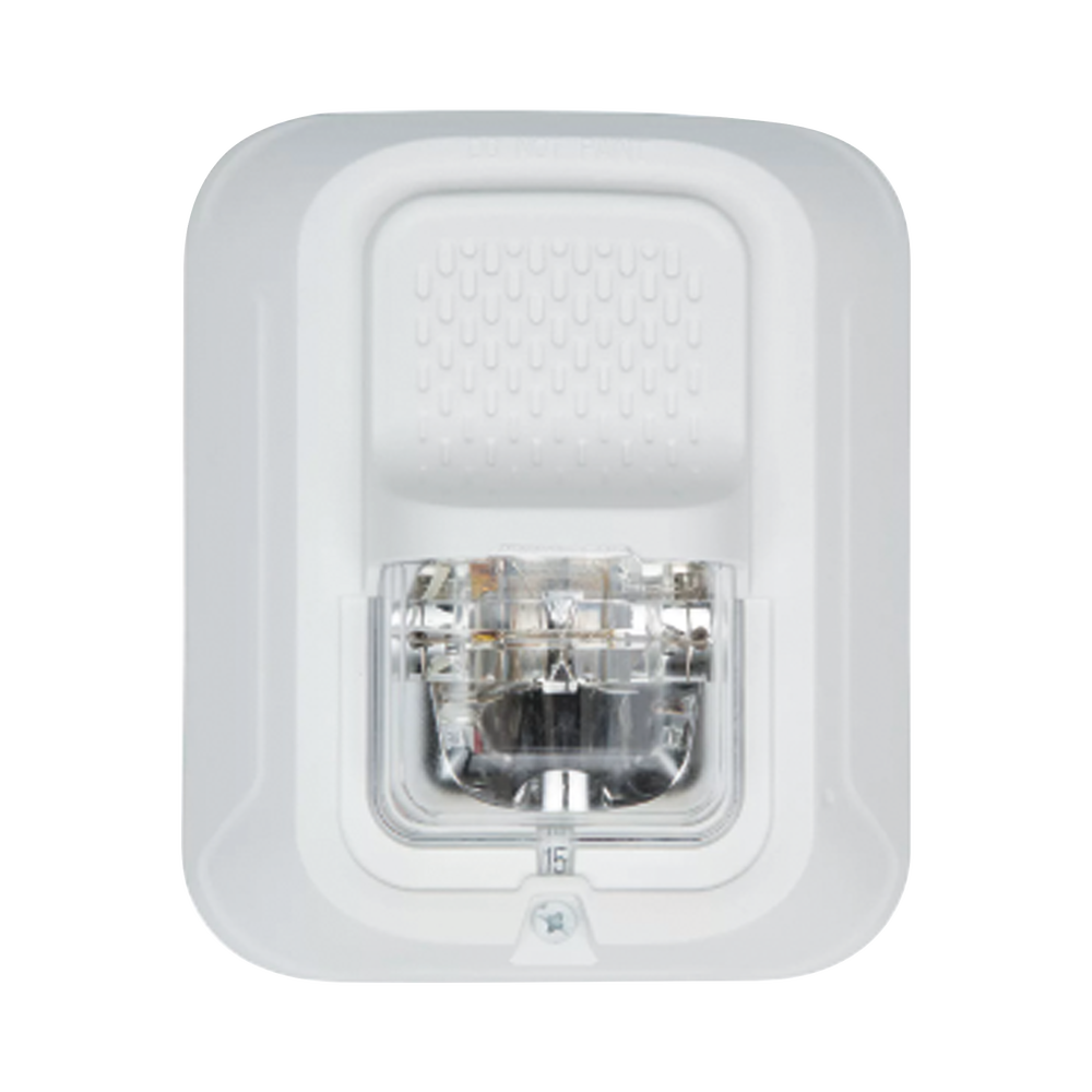 Bocina con Lámpara Estroboscópica / Montaje en Pared / Color Blanco / sin Texto