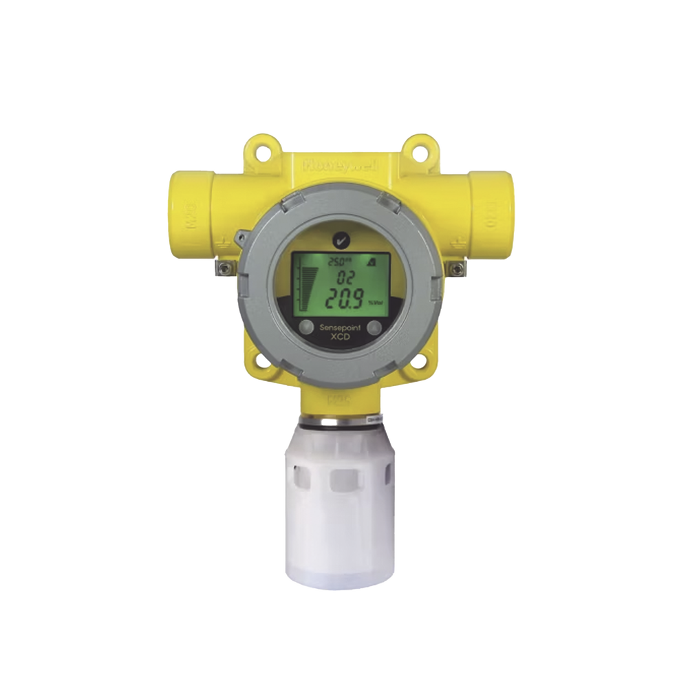 Detector Industrial De Gas, Con Sensor Infrarrojo De Dióxido De Carbono (CO2) 0 a 5,0 % v/v, Salida 4-20 mA, Certificación UL/c-UL/INMETRO, Entradas 2x3/4" NPT, Carcasa Pintado De Aluminio Grado Marino, Protección Contra Intemper