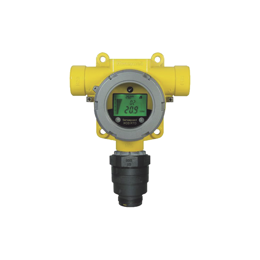 Detector De Gas Fijo Remoto, Con Sensor De Oxigeno (O2) 0-25%, Carcasa Aluminio, Clase I, Div 2, Salida 4-20 mA, 3 Reles, Serie Sensepoint XCD RTD