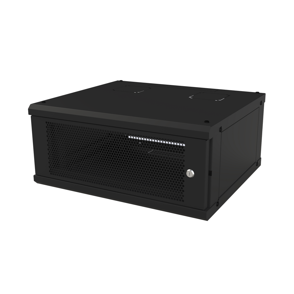 Gabinete de Pared Fijo, Con 4 Unidades de Rack, de 19 in, Fabricado en Acero, Puerta Perforada. - Image 2