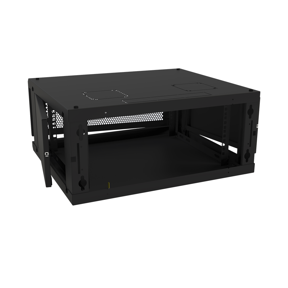 Gabinete de Pared Fijo, Con 4 Unidades de Rack, de 19 in, Fabricado en Acero, Puerta Perforada. - Image 3