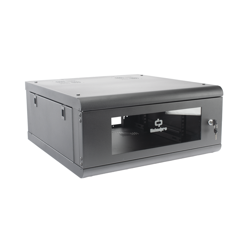 Gabinete de Pared con Puerta de Cristal Templado, 635mm de Profundidad, 4U Rack de 19'', Acero Reforzado - Image 4