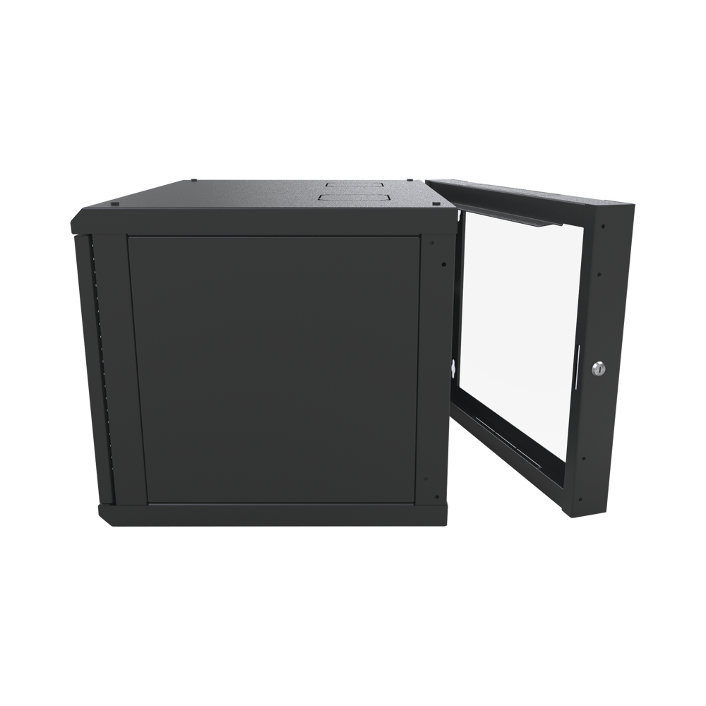 Gabinete Abatible de Pared (Con Marco Trasero) con Rack 19" de 12 Unidades. Ventana de Cristal Templado. - Image 3
