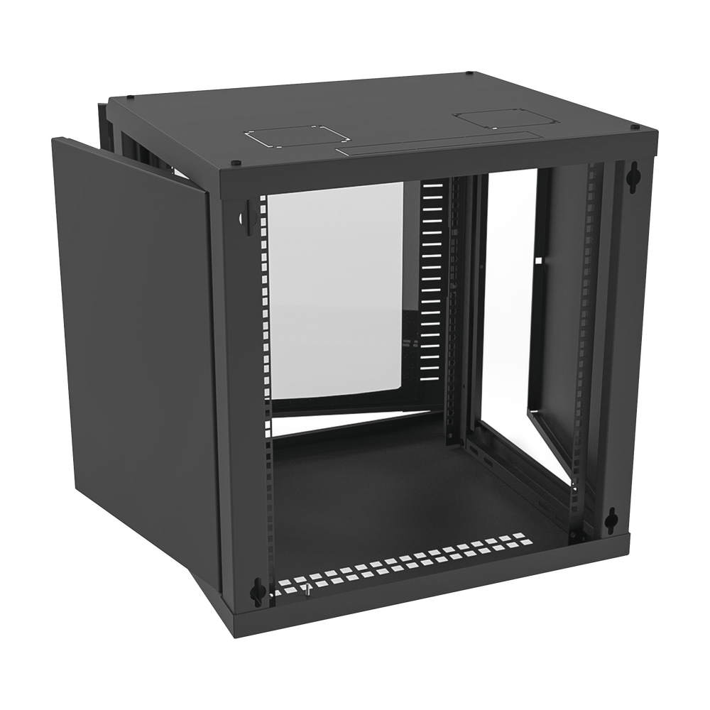 Gabinete para Montaje en Pared Cuerpo Fijo, con 12 Unidades de Rack, de 19in, Puerta de Cristal Templado, Fabricado en Acero - Image 3