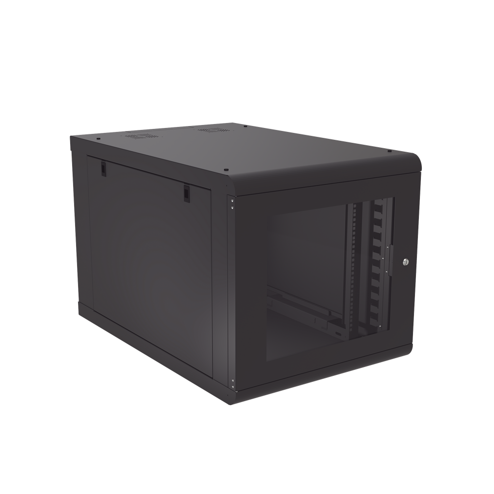Gabinete de Pared 12U de 1027 mm de Profundidad: Máxima Profundidad y Protección en Acero Reforzado, Ideal para UPS y Servidores de 19"