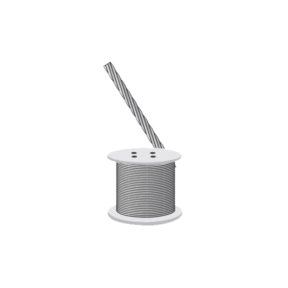 CABLE DE RETENIDA DE 1/4 IN ( RETAZO DE 35 METROS )