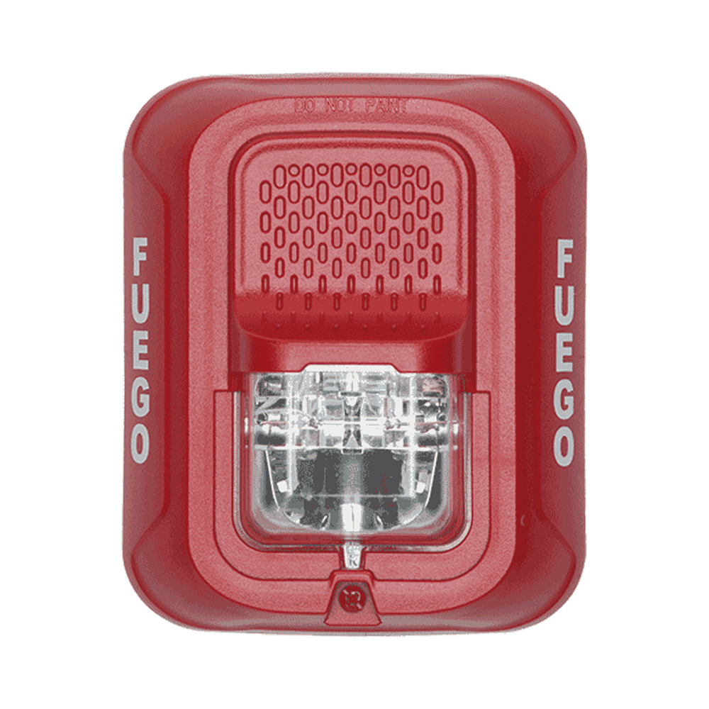 Lámpara Estroboscópica para Montaje en Pared, Color Rojo, Nivel de Candelas Seleccionable, Nuevo Diseño Moderno y Elegante y Menor Consumo de Corriente