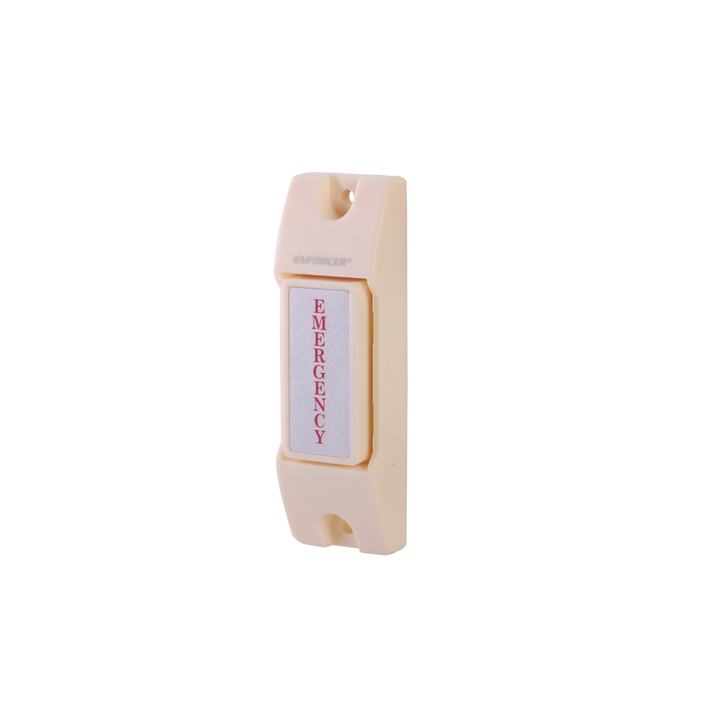 Botón de Emergencia / Botón de Pánico / Montaje de Superficie o Pared /  Ideal Como Botón de Pánico / Contacto Momentáneo NO / Uso con Sirenas o Estrobos /  Ideal Para Control de Acceso / Uso con Chapas NO /