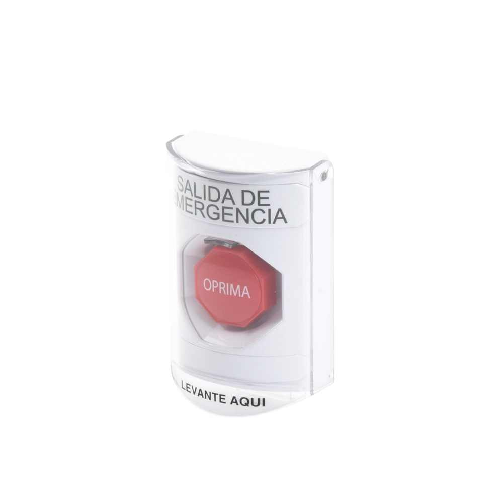 Botón Multipropósito, Texto Salida De Emergencia, Llave para Restablecer, Bocina Integrada De Alarma, Tapa De Policarbonato, 2 Relevadores forma C, Interior - Image 2