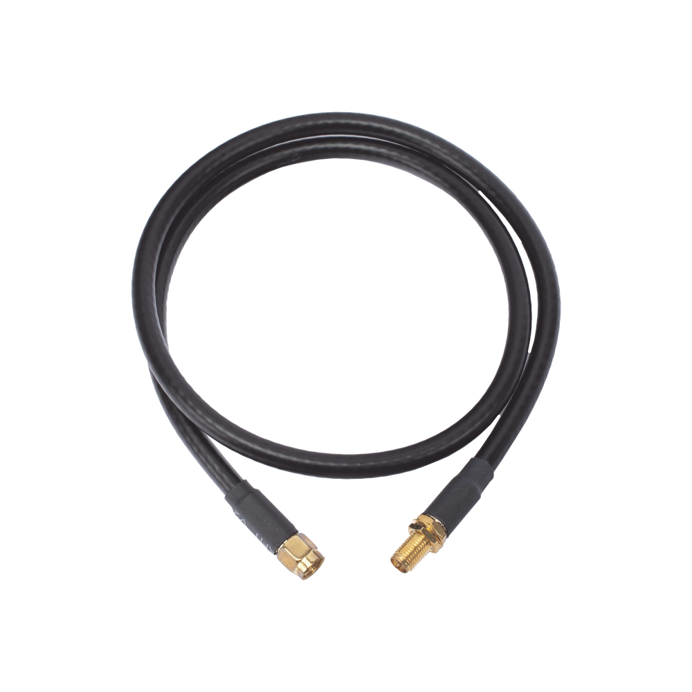 Cable LMR-240 de 60 cm con Conectores SMA Macho Inverso y SMA Hembra Inverso.