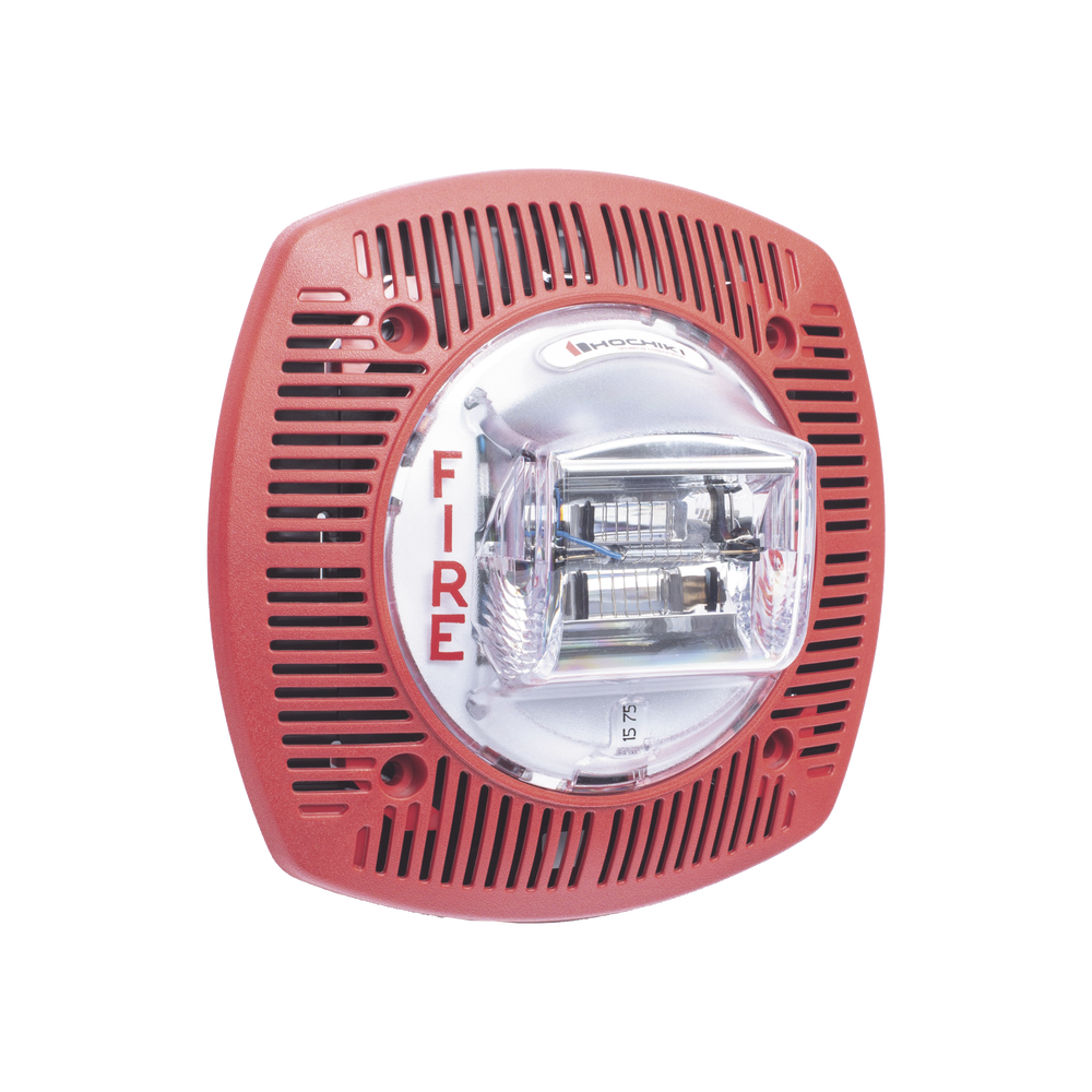 Bocina con estrobo para pared color roja - Image 2