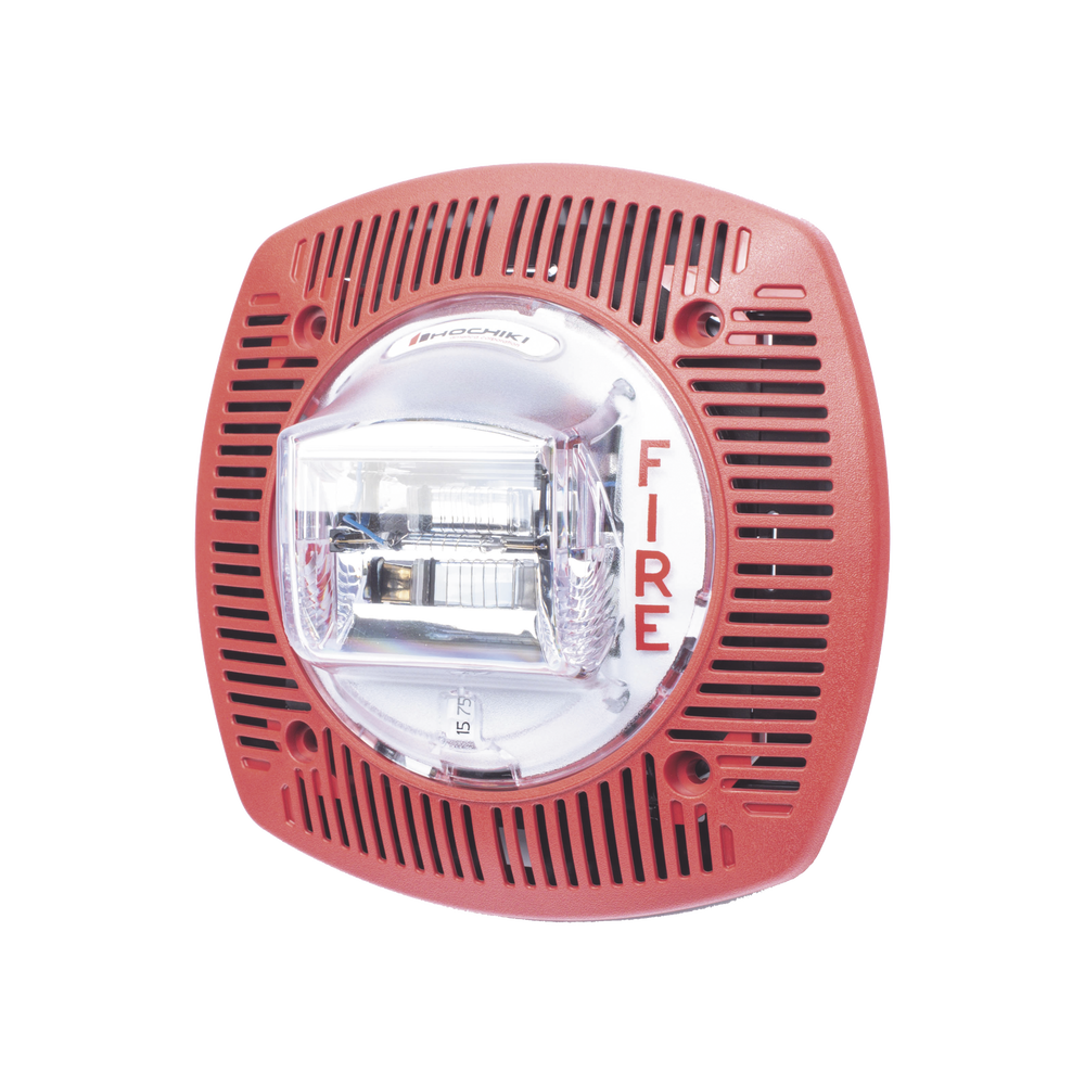 Bocina con estrobo para pared color roja - Image 3