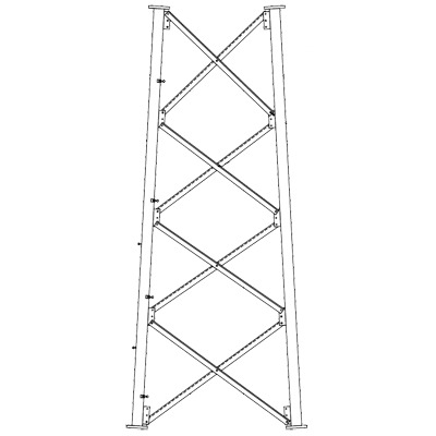 Sección 8 Base para Torre Autosoportada línea SSV (Código de Fábrica: 8N106)