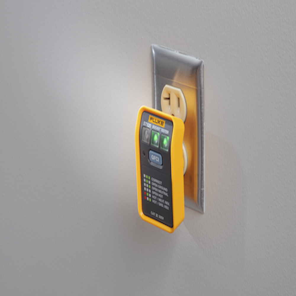 Probador de Tomacorriente Eléctrico Estándar o GFCI, Con LEDs de Alto Brillo y Gráfico Incluido Para Verificar Rápida y Fácilmente el Cableado - Image 4